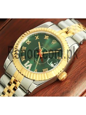 Rolex Lady-Datejust Green Dial Watch  (2021) Price in Pakistan