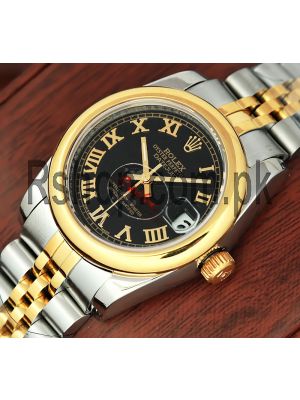 Rolex Lady-Datejust Roman Black Dial Watch  (2021) Price in Pakistan
