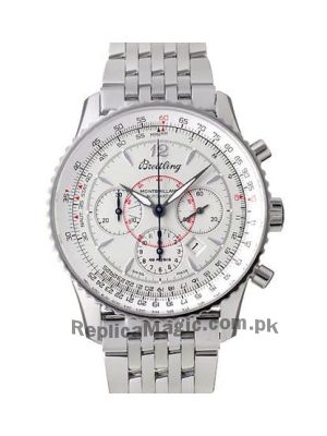Breitling Montbrillant Chronograph White Dial Watch Price in Pakistan