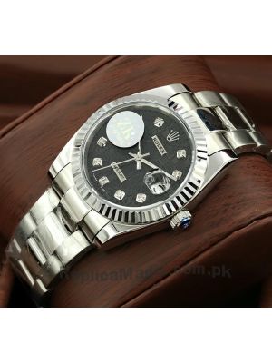 Rolex Datejust Black Computer Dial Watch Price in Pakistan