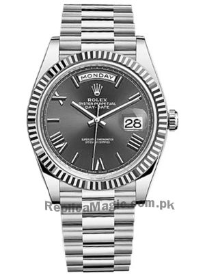 Rolex Day-Date 40 Dark Rhodium Dial Watch Price in Pakistan