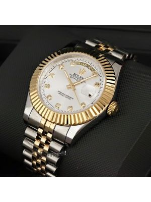 Rolex Day Date President Two Tone Silver Dial Watch Price in Pakistan