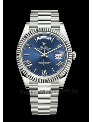 Rolex Day-Date Blue Dial Watch Price in Pakistan