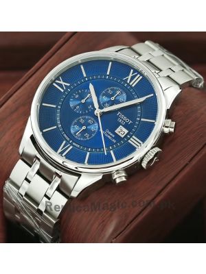Tissot Chemin des Tourelles Blue Dial Chronograph Watch  Price in Pakistan
