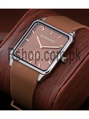 Givenchy Brown Dial Square Ultra Slim Watch Price in Pakistan