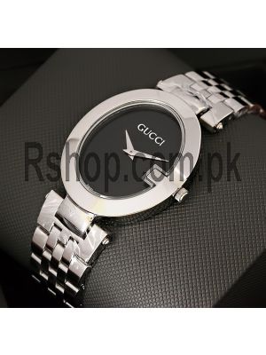 Gucci Black Dial Stainless Steel Watch Price in Pakistan