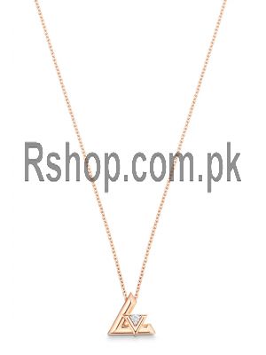 LV Volt One Small Pendant, Pink Gold And Diamond Necklace Price in Pakistan