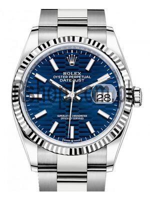 New 2021 Rolex Datejust 41 Blue Fluted Motif Dial Watch  (2021)  Price in Pakistan