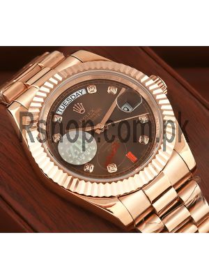 Rolex Day-Date Rose Gold  Watch Price in Pakistan