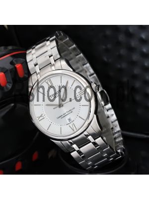 Tissot Chemin Des Tourelles Powermatic 80 Silver DIal Watch Price in Pakistan