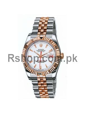 Rolex Turn-O-graph Date Just White Dial Watch Price in Pakistan