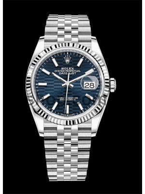 Rolex Datejust Navy Blue Fluted Motif Dial Watch  (2022) Price in Pakistan