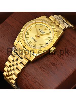 Rolex Lady Datejust Gold Tone Watch Price in Pakistan