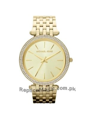 Michael Kors Darci Glitz Gold Dial Pave Bezel Ladies Watch Price in Pakistan