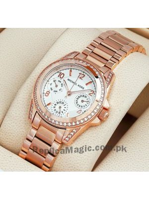 Michael Kors Unisex Rose Gold Watch Price in Pakistan