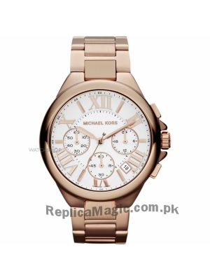 MICHAEL KORS  Oversized Bradshaw Rose Gold-Tone Watch Price in Pakistan