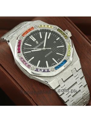 Audemars Piguet Royal Oak Frosted Gem Bezel Watch Price in Pakistan