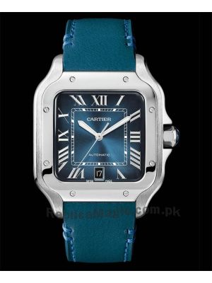 Cartier Santos de Cartier Blue Dial Watch Price in Pakistan