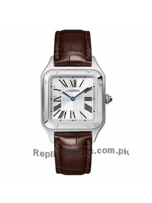 Cartier Santos Dumont Brown Strap Watch Price in Pakistan