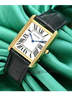 Cartier Tank Solo Leather Straps Womens Watch Price in Pakistan