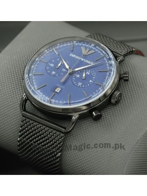 Emporio Armani Aviator Blue Dial Watch Price in Pakistan