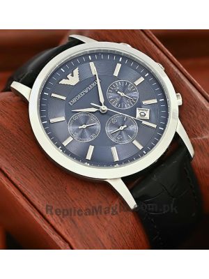 Emporio Armani Blue Dial Men Wrist Watch Price in Pakistan