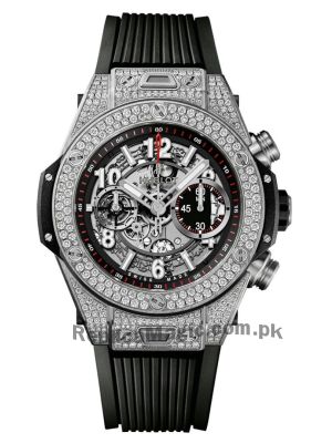 Hublot Big Bang Unico Titanium & Diamonds Pave Watch Price in Pakistan