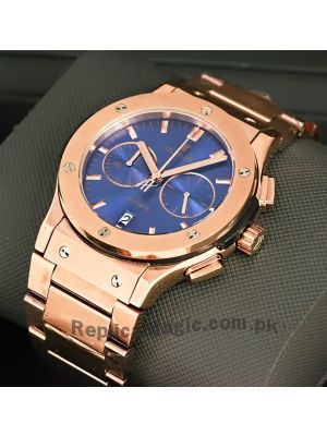 Hublot Classic Fusion Chronograph Blue Dial Mens Watch Price in Pakistan