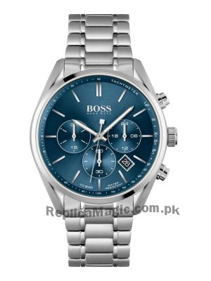 Hugo Boss Mens Chronograph Champion Blue Dial 44mm Watch Price in Pakistan