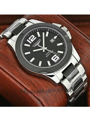 Longines Conquest Black Ceramic Mens Watch Price in Pakistan