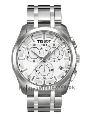 Tissot Couturier Chronograph White Dial Men Watch  Price in Pakistan