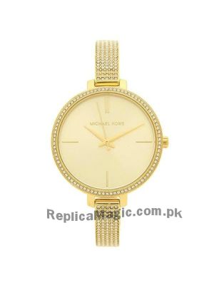 Michael Kors Jaryn Crystal Gold Sunray Dial Ladies Watch Price in Pakistan