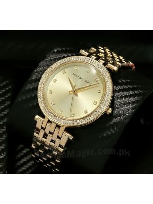 Michael Kors MK3216 Diamond Gold Parker ladies Watch Price in Pakistan