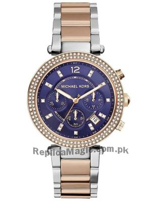Michael Kors Women's MK6141 Parker Round Two-tone Bracelet Watch Price in Pakistan