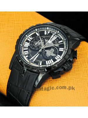 Roger Dubuis Excalibur Chronograph Black Watch Price in Pakistan