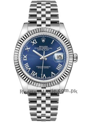 Rolex Datejust 36 Blue Roman Numeral Dial Watch Price in Pakistan