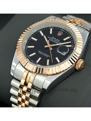 Rolex Datejust Black Dial Men's Jubilee Watch Price in Pakistan