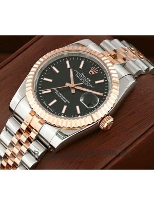 Rolex Datejust Black Dial Two Tone Watch Price in Pakistan