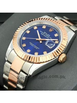Rolex Datejust Blue Diamond Dial Watch Price in Pakistan