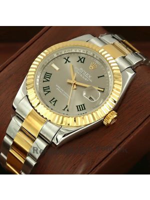 Rolex Datejust Grey Dial Men's Watch Price in Pakistan