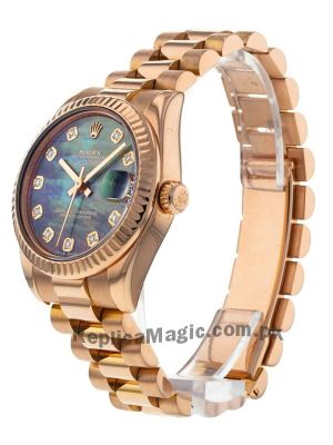 Rolex Datejust President Rose Gold  Pearl Diamonds Dial Watch Price in Pakistan