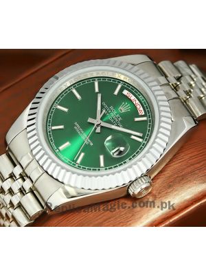 Rolex Day-Date Green Dial Watch  (2021) Price in Pakistan