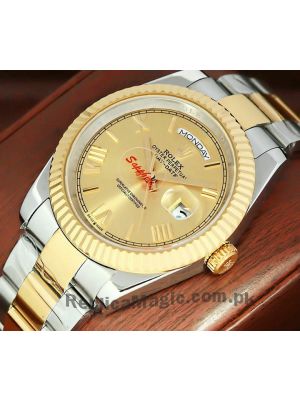 Rolex Day-Date  Roman Dial Two Tone Watch 2021 Price in Pakistan