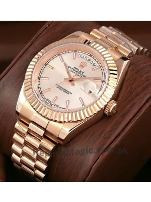 Rolex Day Date President Rose Gold Watch Price in Pakistan
