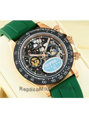 Rolex Daytona La Montoya Green Strap Watch Price in Pakistan