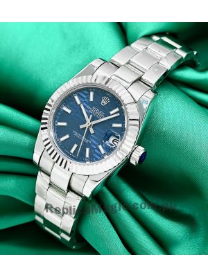 Rolex ladies Datejust Blue Motif Dial Watch Price in Pakistan