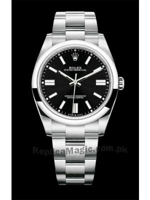Rolex Oyster Perpetual Black Dial Watch Price in Pakistan