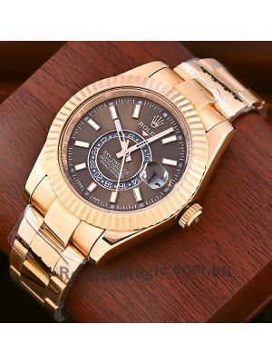 Rolex Sky-Dweller Brown Dial Watch Price in Pakistan