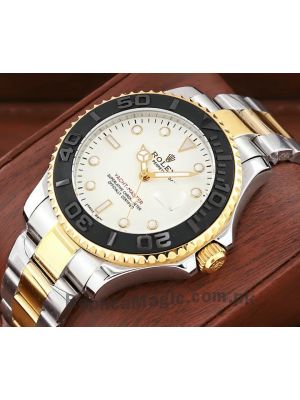 Rolex Yacht-Master White Dial Two Tone Watch  Price in Pakistan