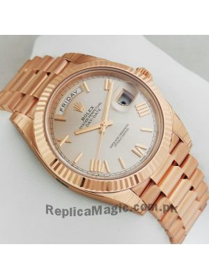 Rolex Day-Date II President Rose Gold Watch Price in Pakistan